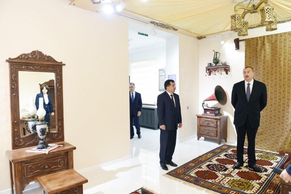 Поездка Президента Ильхама Алиева в Газахский и Агстафинский районы