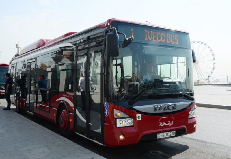 В Баку изменились два автобусных маршрута