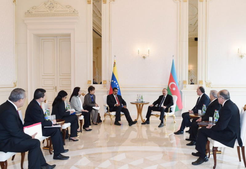 Президент Ильхам Алиев: Визит Президента Венесуэлы в Азербайджан создает хорошие возможности для расширения двустороннего сотрудничества
