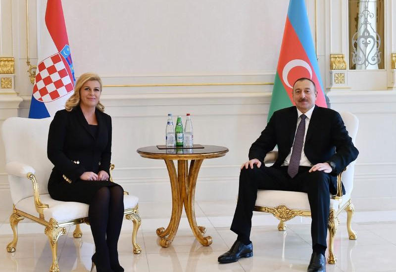 Президент Ильхам Алиев: Отношения между Азербайджаном и Хорватией находятся на высоком уровне