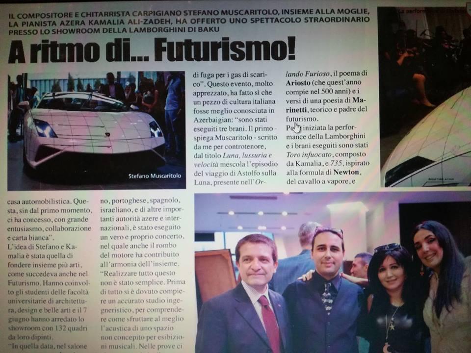 Итальянская газета написала о сотрудничестве Стефано Мускаритоло и Кямали Али-заде