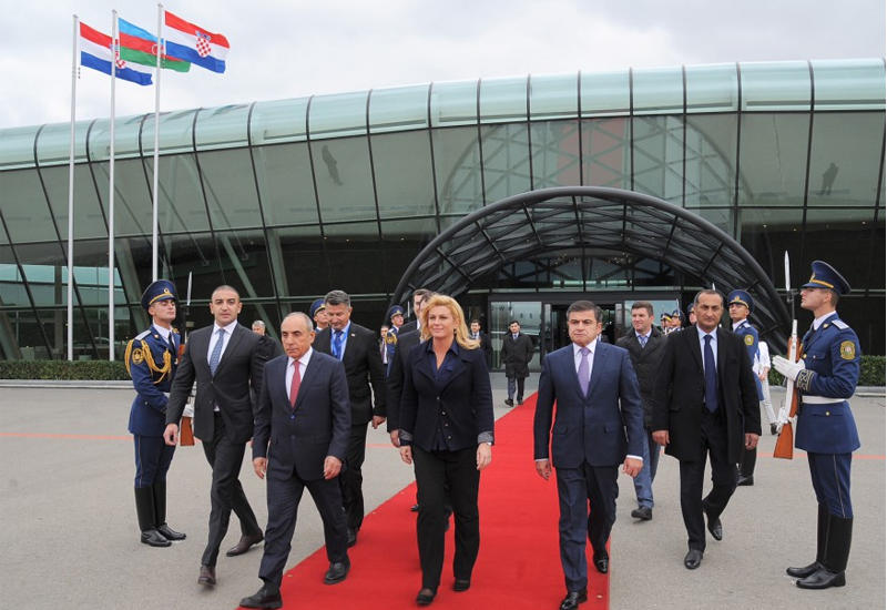 Завершился официальный визит Президента Хорватии в Азербайджан