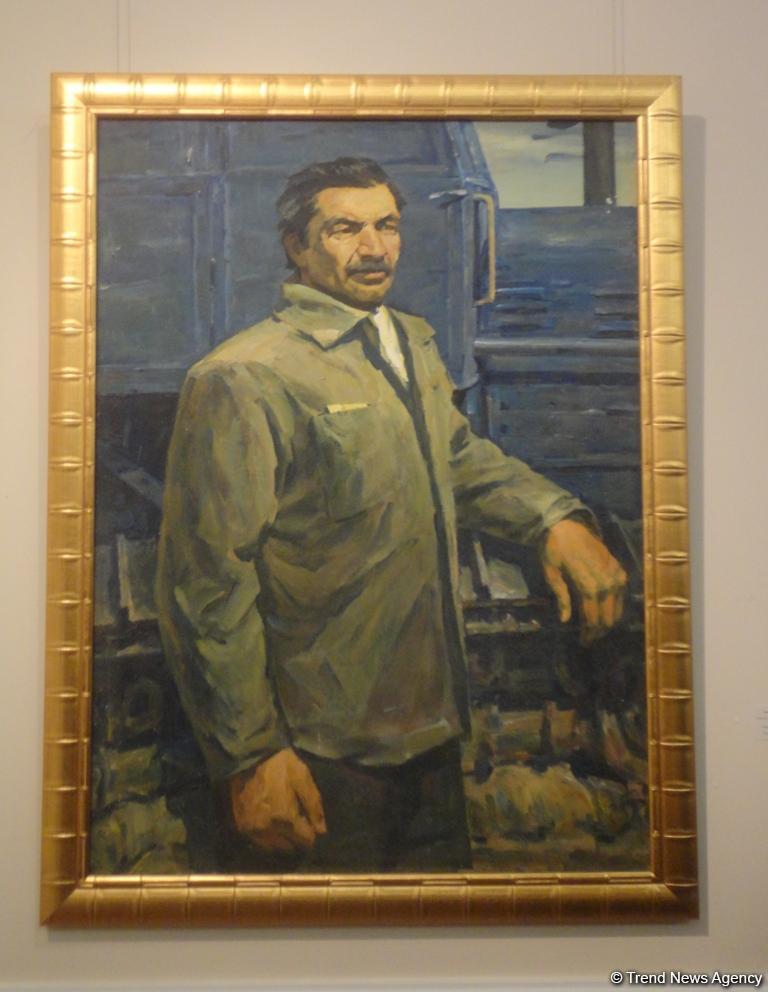 100-летие художника Эюба Гусейнова: выставка портретов и пейзажей в Баку
