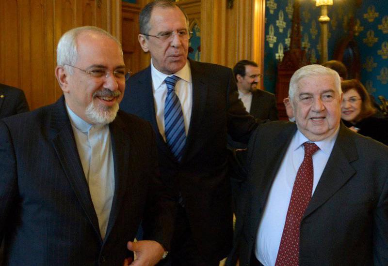 Главы МИД России, Ирана и Сирии на переговорах в Москве