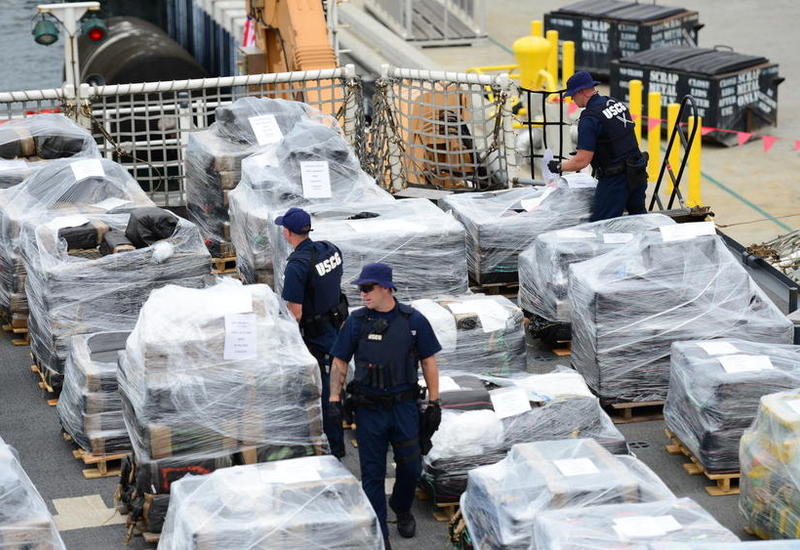 Береговая охрана США изъяла одну из самых больших партий наркотиков
