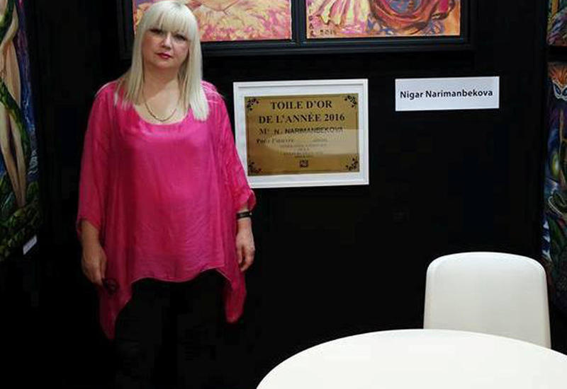 Нигяр Нариманбекова удостоена приза выставки в Лувре "Салон бизнес-арт"