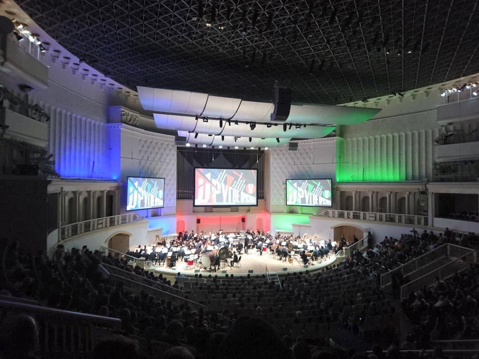 Феерическое выступление Государственного симфонического оркестра Азербайджана в концертном зале им. П.И.Чайковского