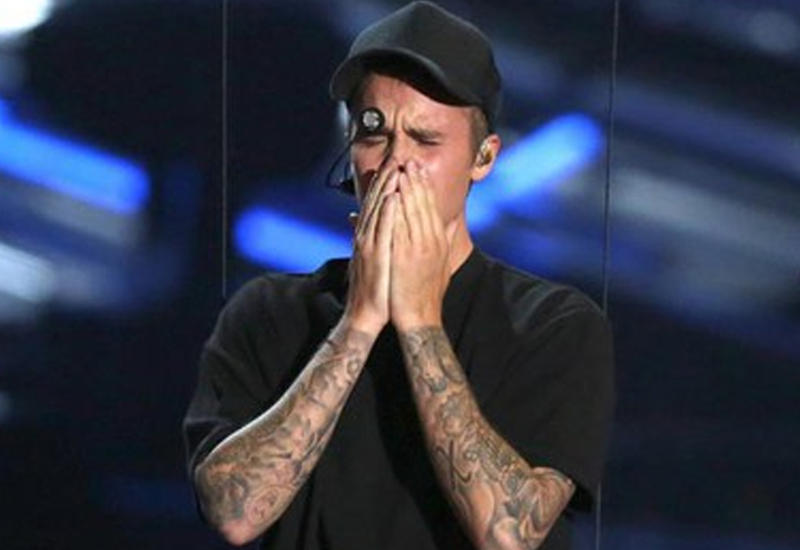 Джастин Бибер расплакался на своем концерте