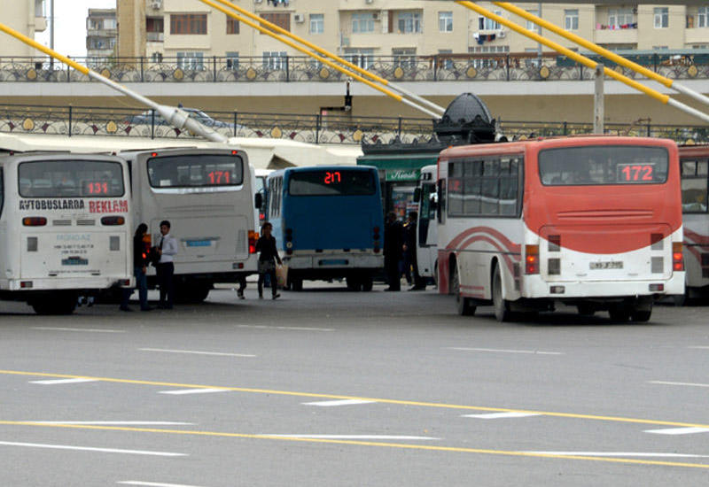 В Баку изменен еще один автобусный маршрут