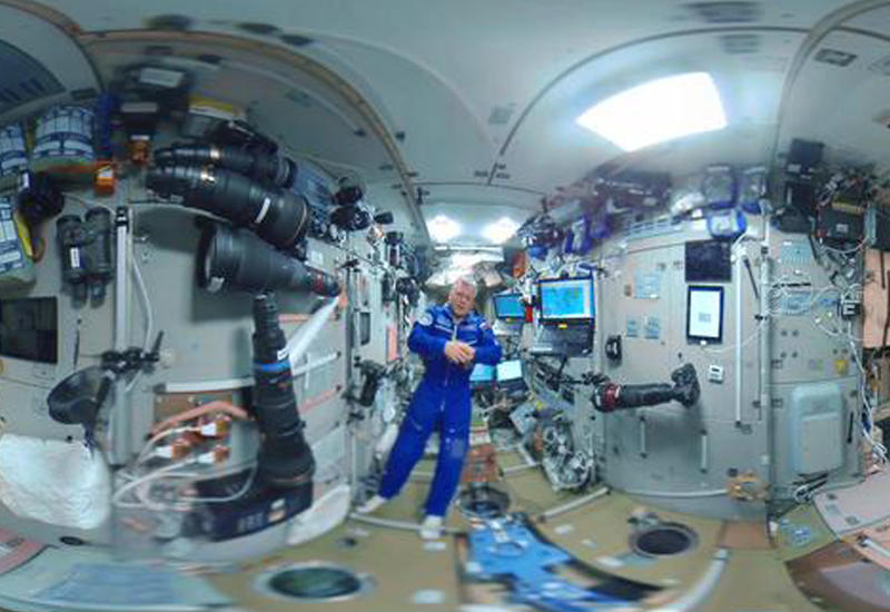 Роскосмос опубликовал новое панорамное видео из космоса