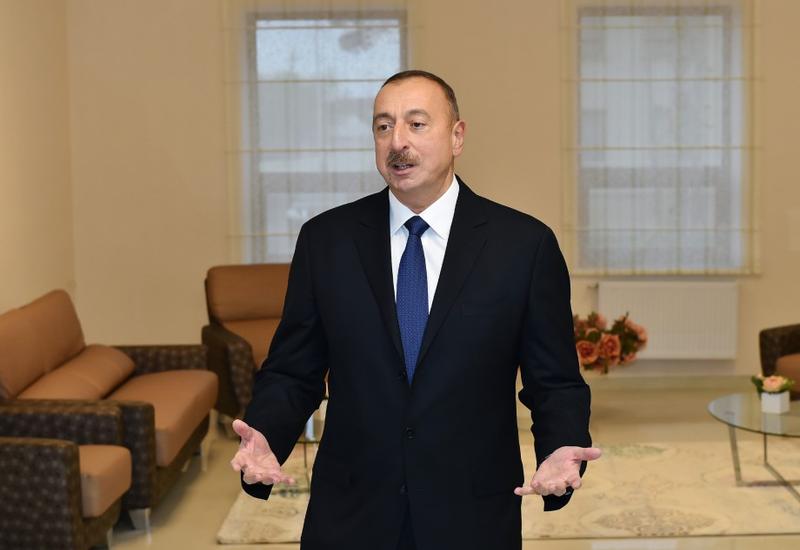 Президент Ильхам Алиев: Мы стараемся делать все возможное для того, чтобы люди могли уберечь себя от негативного влияния мирового кризиса