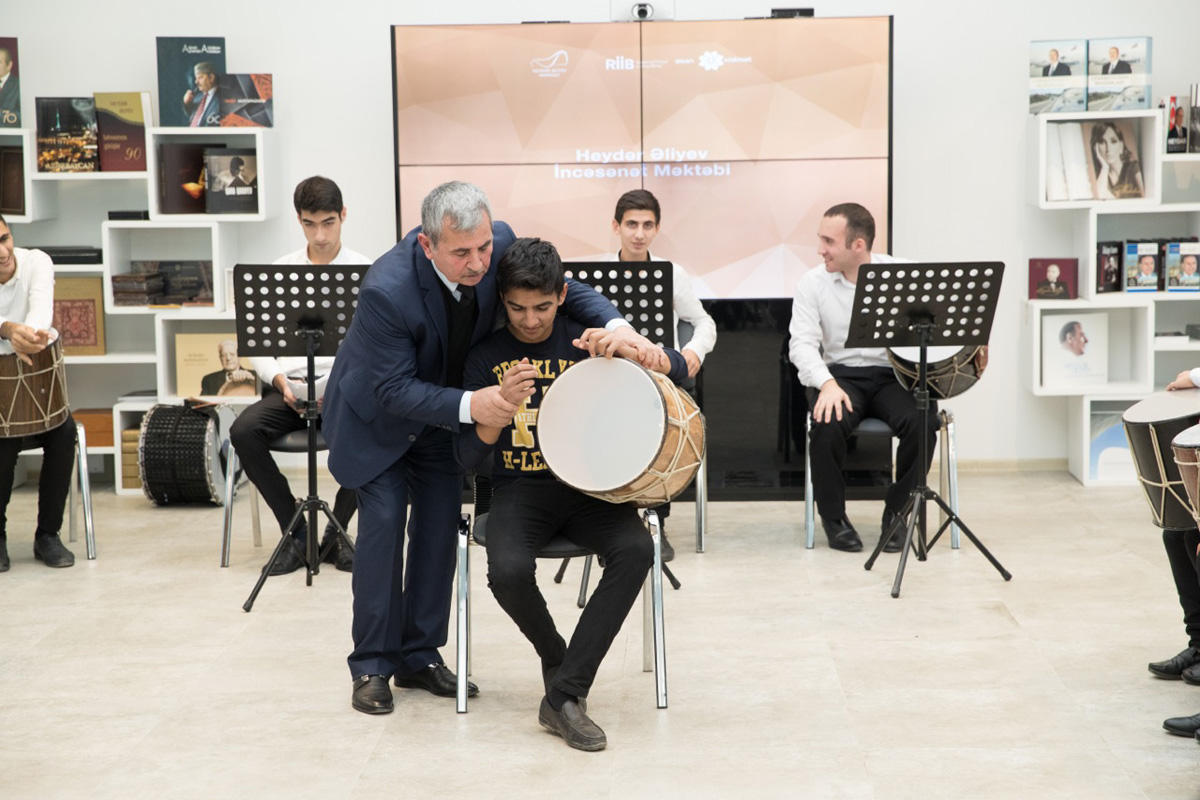 В Школе искусств Гейдара Алиева прошел тренинг на тему "Азербайджанские национальные музыкальные инструменты: история и современность"