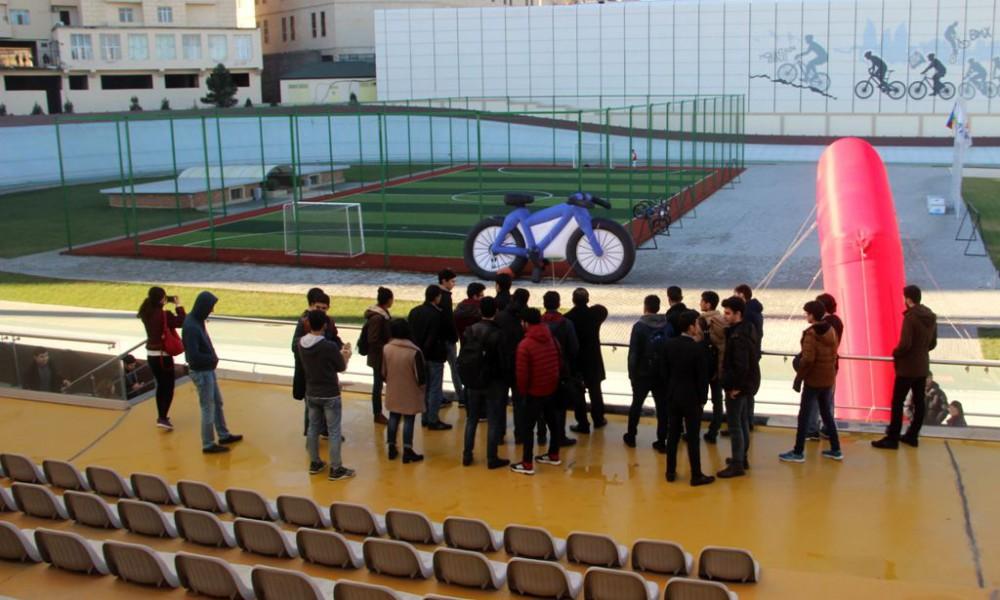 Организовано соревнование по велогонке среди студентов Университета АДА