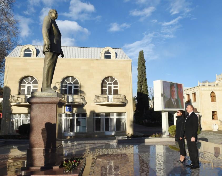 Поездка Президента Ильхама Алиева и его супруги Мехрибан Алиевой в Зардабский и Тертерский районы