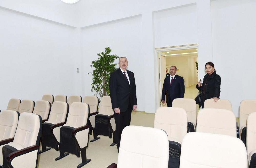 Поездка Президента Ильхама Алиева и его супруги Мехрибан Алиевой в Агдамский район