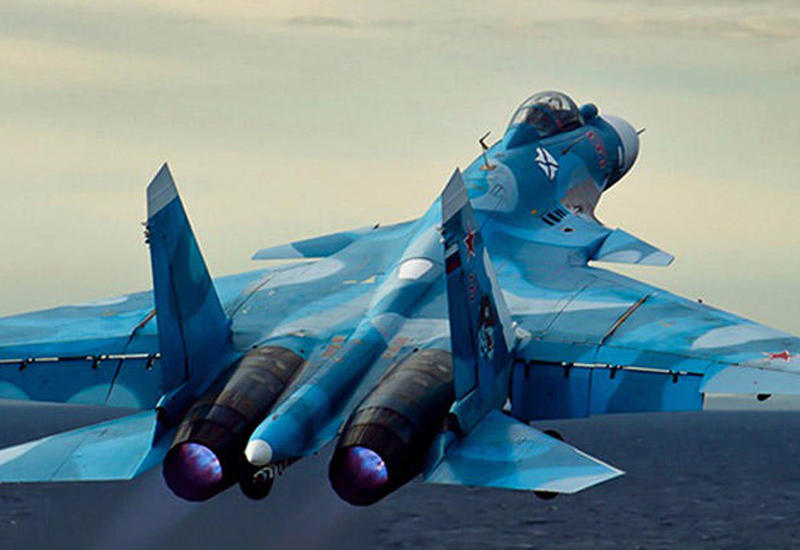 Российский истребитель Су-33 рухнул в море