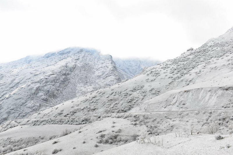 В Лянкяране выпало 20 см снега