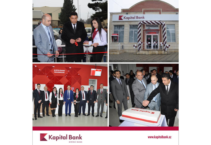 Kapital Bank открыл еще два обновленных филиала
