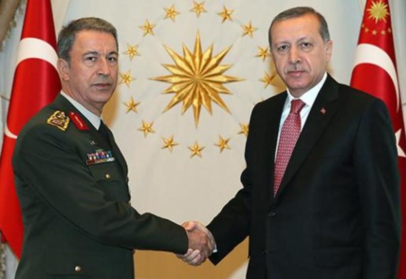 Эрдоган и глава Генштаба обсудят операцию "Щит Евфрата"