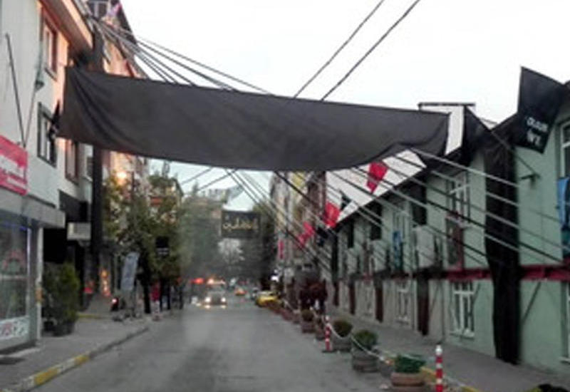 İstanbulda "azərbaycanlıların məscidi"nin ətrafına zirehli texnika göndərilib