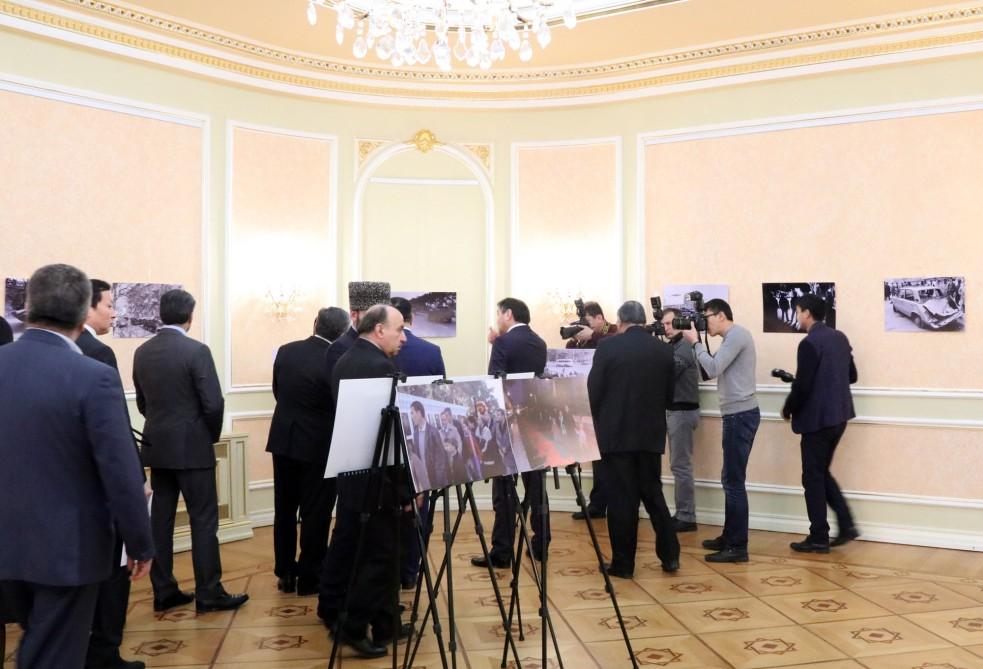 В Астане открылась фотовыставка о трагедии 20 Января