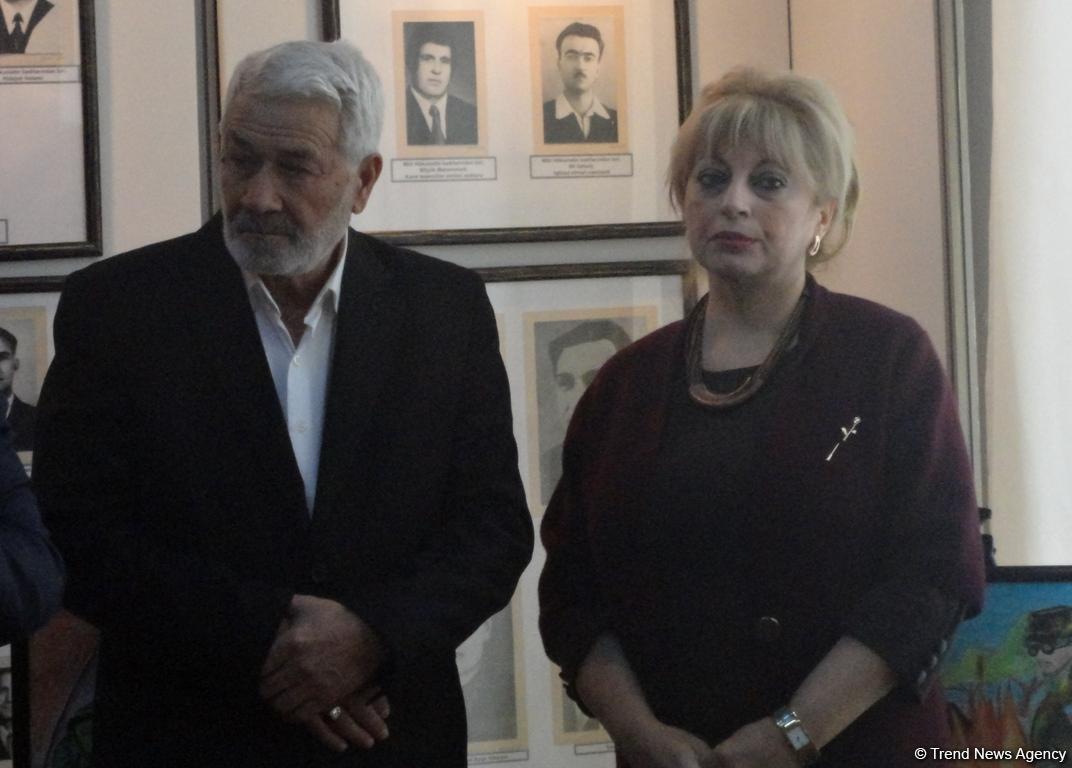 В Баку состоялась выставка памяти жертв 20 Января