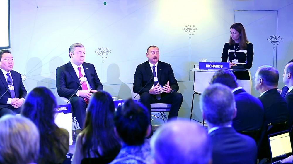 Президент Ильхам Алиев: В ближайшие два года проект "Север-Юг" будет интегрирован в Шелковый путь