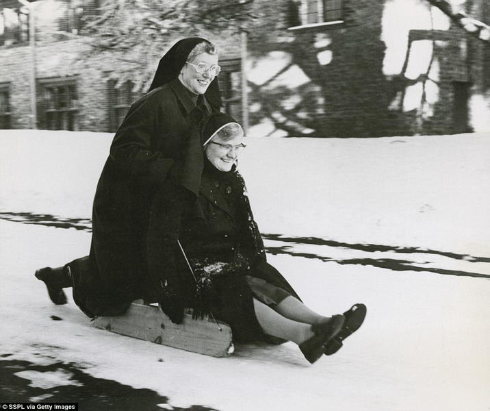 Зима в Великобритании на винтажных фотографиях 1900-1960 годов