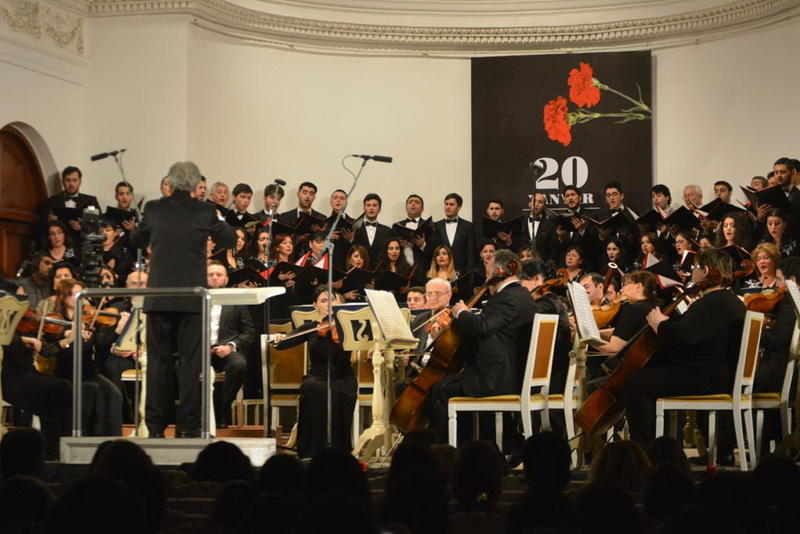 В Филармонии почтили память жертв трагедии 20 Января