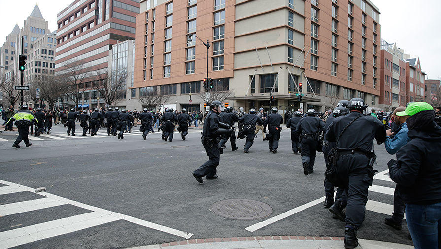 В Вашингтоне полиция задержала 217 человек за беспорядки
