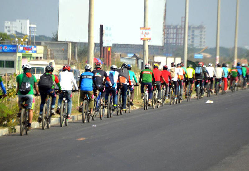 В Бангладеш велосипедисты установили необычный рекорд