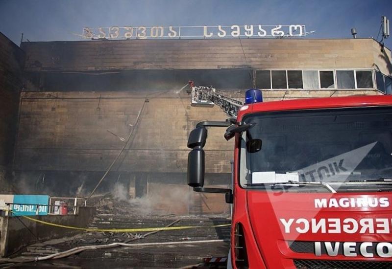 Сильный пожар в Тбилиси: 100 азербайджанцев понесли большие убытки