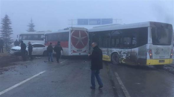 В Турции столкнулись 40 автомобилей