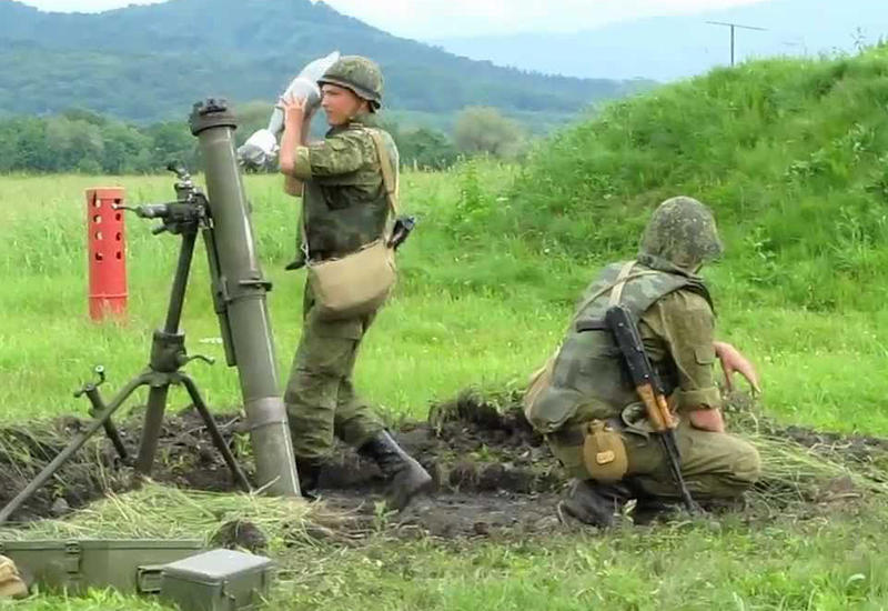 Армяне обстреляли азербайджанские позиции из минометов