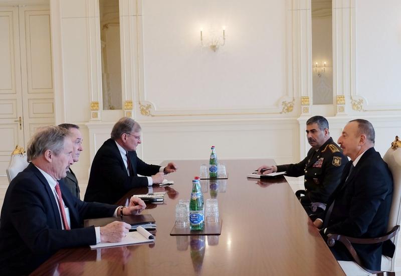 Президент Ильхам Алиев принял начальника Генеральных штабов США