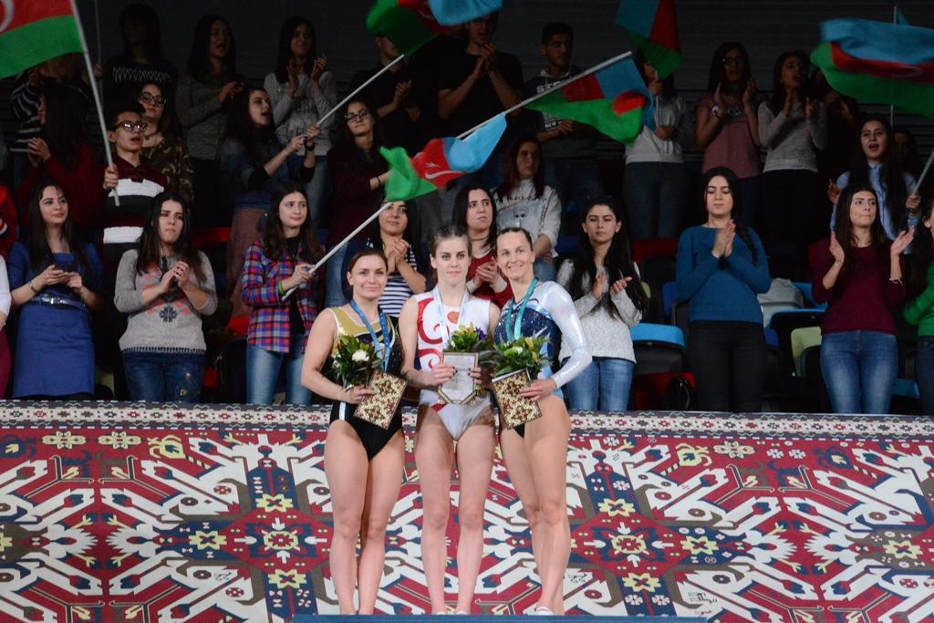 Прошла церемония награждения победителей и призеров Кубка мира в Баку