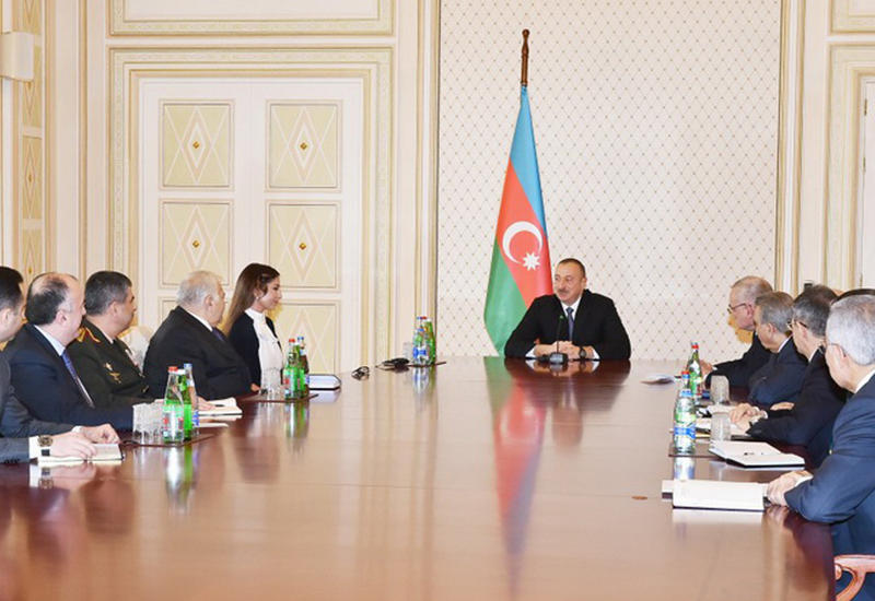 Под председательством Президента Ильхама Алиева состоялось заседание Совета безопасности Азербайджана
