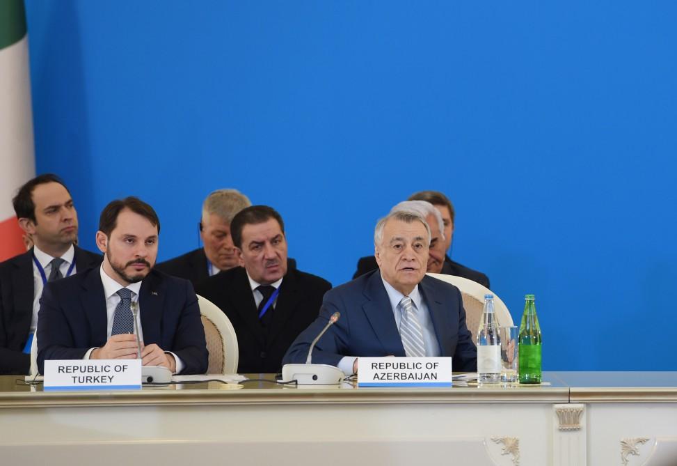 Президент Ильхам Алиев принял участие в III заседании министров в рамках Консультативного совета "Южного газового коридора"