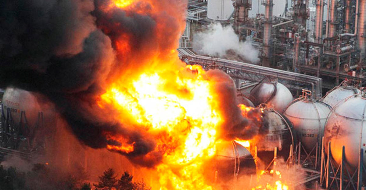 На нефтехимическом заводе в Египте произошел взрыв