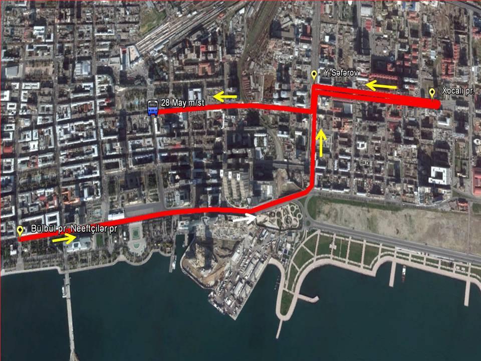 В Баку изменят ряд автобусных маршрутов