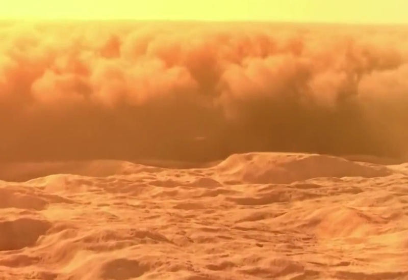 NASA показало торнадо на Марсе