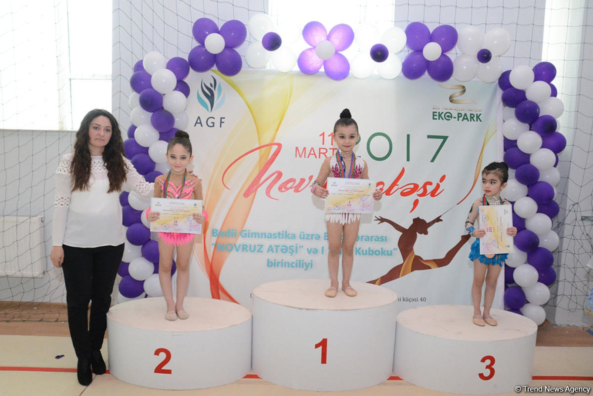 В Баку проходит I Кубок Зиря и межрегиональный кубок "Огонь Новруза" по художественной гимнастике