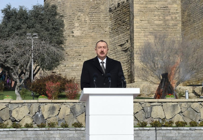 Президент Ильхам Алиев: "Сегодня азербайджанский флаг развевается в Лелетепе и Агдере, он будет развеваться и в Шуше, и в Ханкенди"
