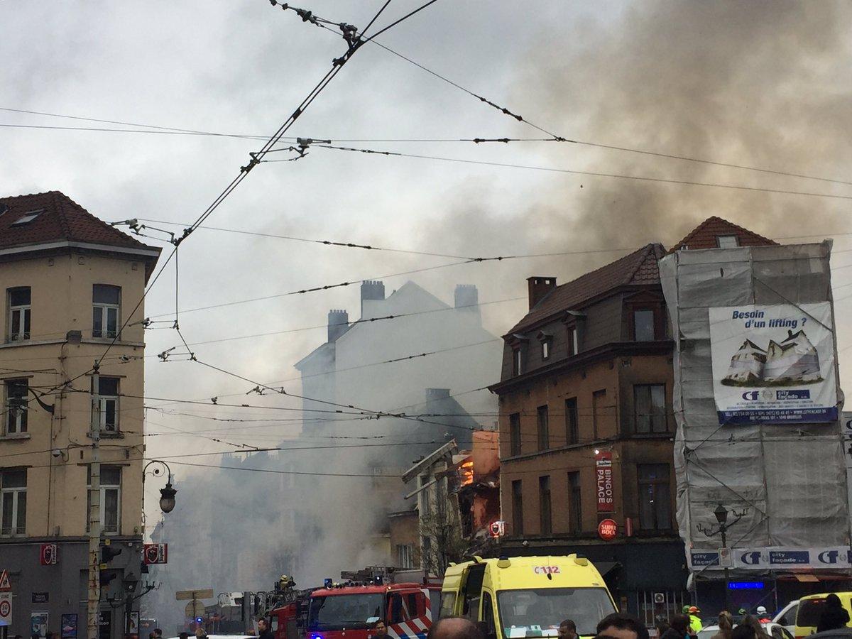 Взрыв в Брюсселе: разрушен четырехэтажный дом