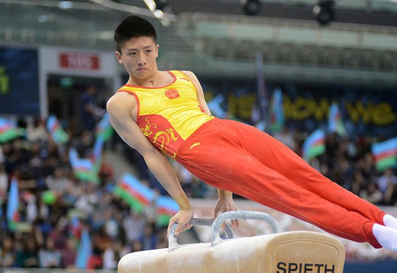 Китайский гимнаст завоевал золото Кубка мира в Баку
