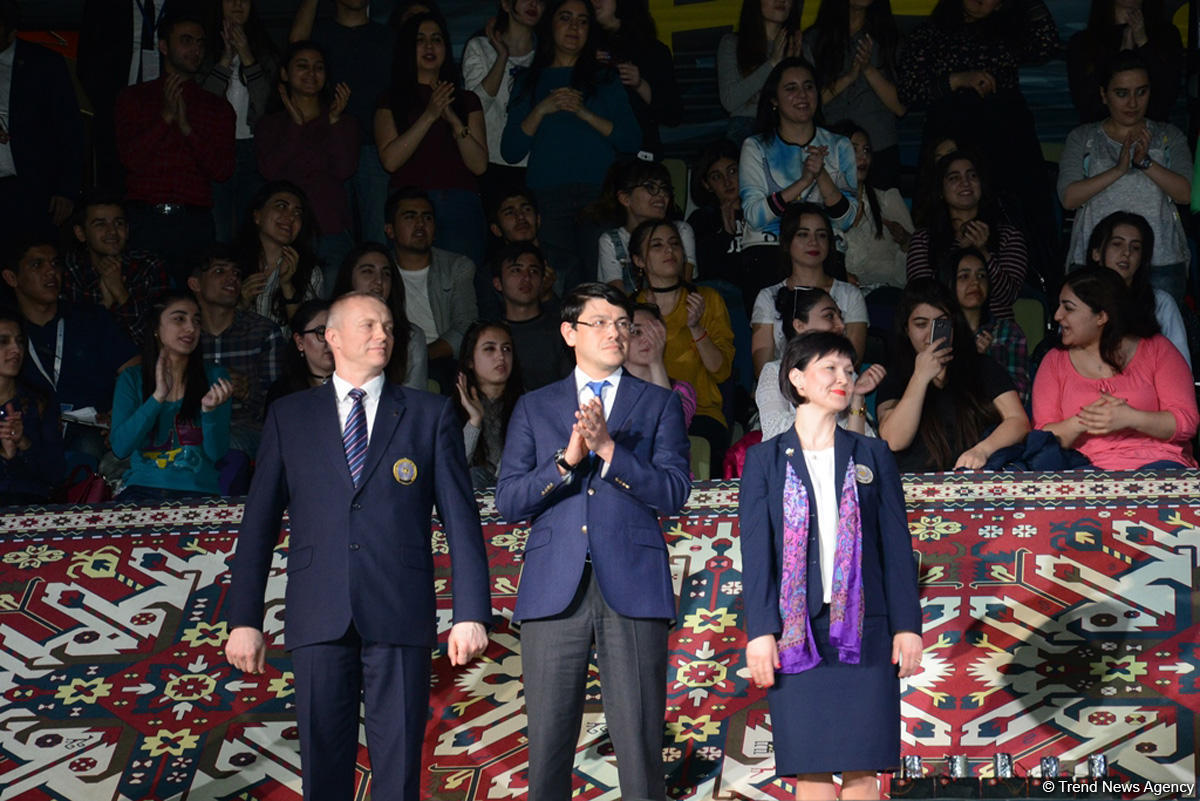 Состоялась церемония награждения победителей и призеров Кубка мира по спортивной гимнастике в Баку