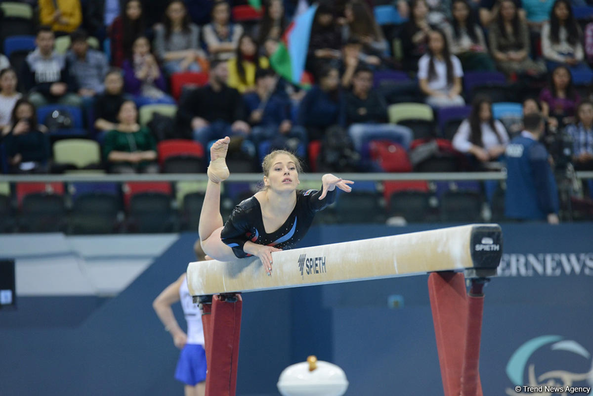 Последний день соревнований Кубка мира по спортивной гимнастике в Баку