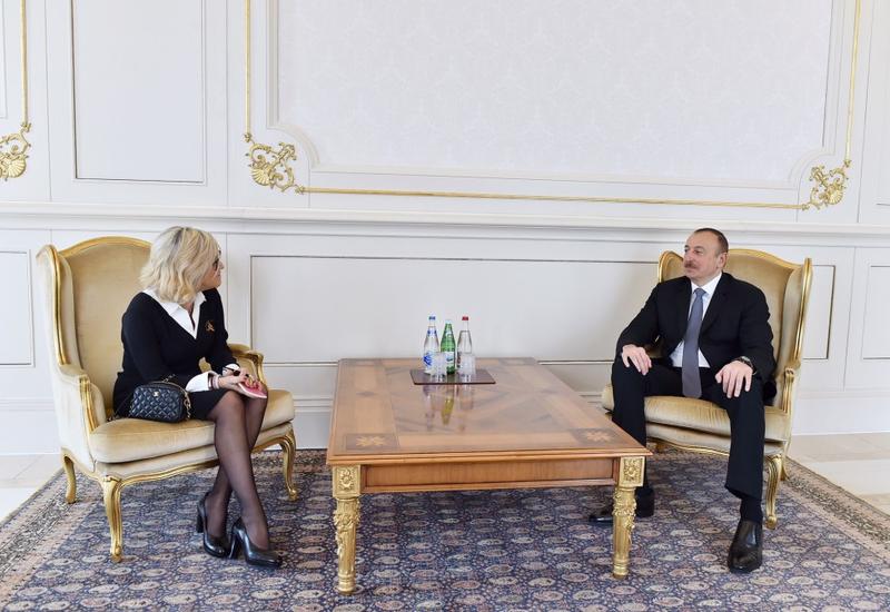Президент Ильхам Алиев принял верительные грамоты новых послов Дании и Португалии
