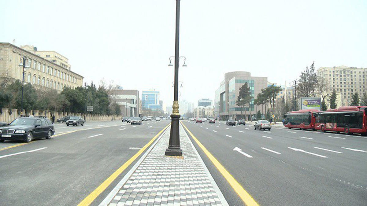 В Баку реконструирована одна из центральных улиц