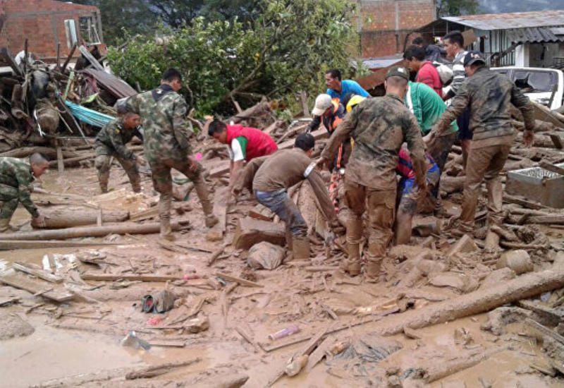 В Колумбии уточнили число погибших при сходе селевого потока